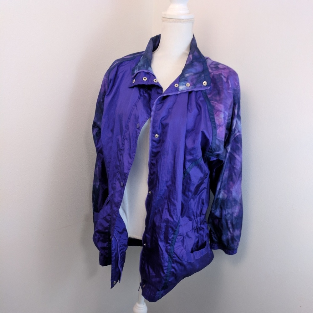 Vintage Lavon Purple Windbreaker